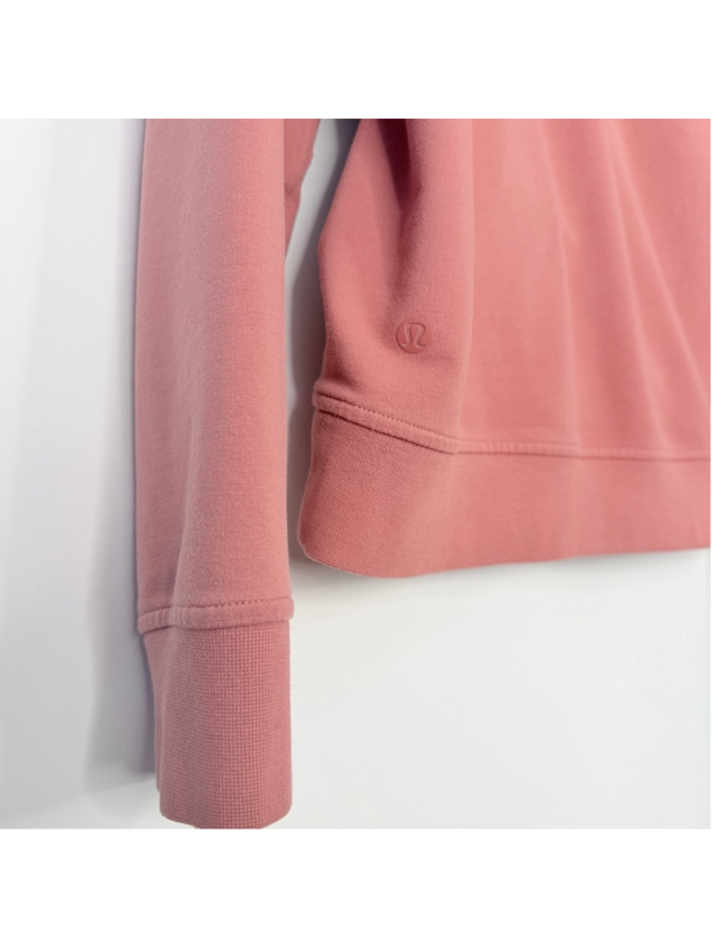 Lululemon City Sweat Pullover Hoodie French Terry Size M Brier Rose #0048 - Picture 9 of 17